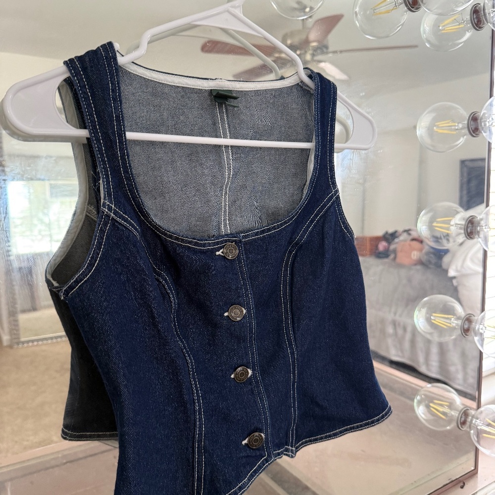 Denim top